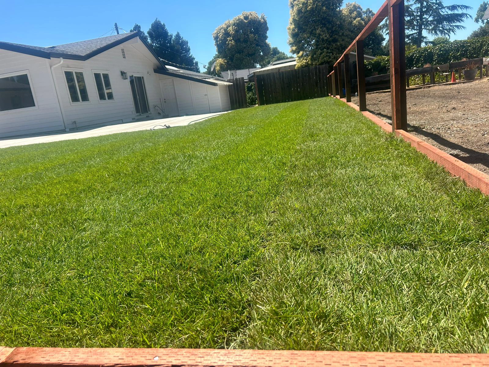 Vista Verde residential lawn project