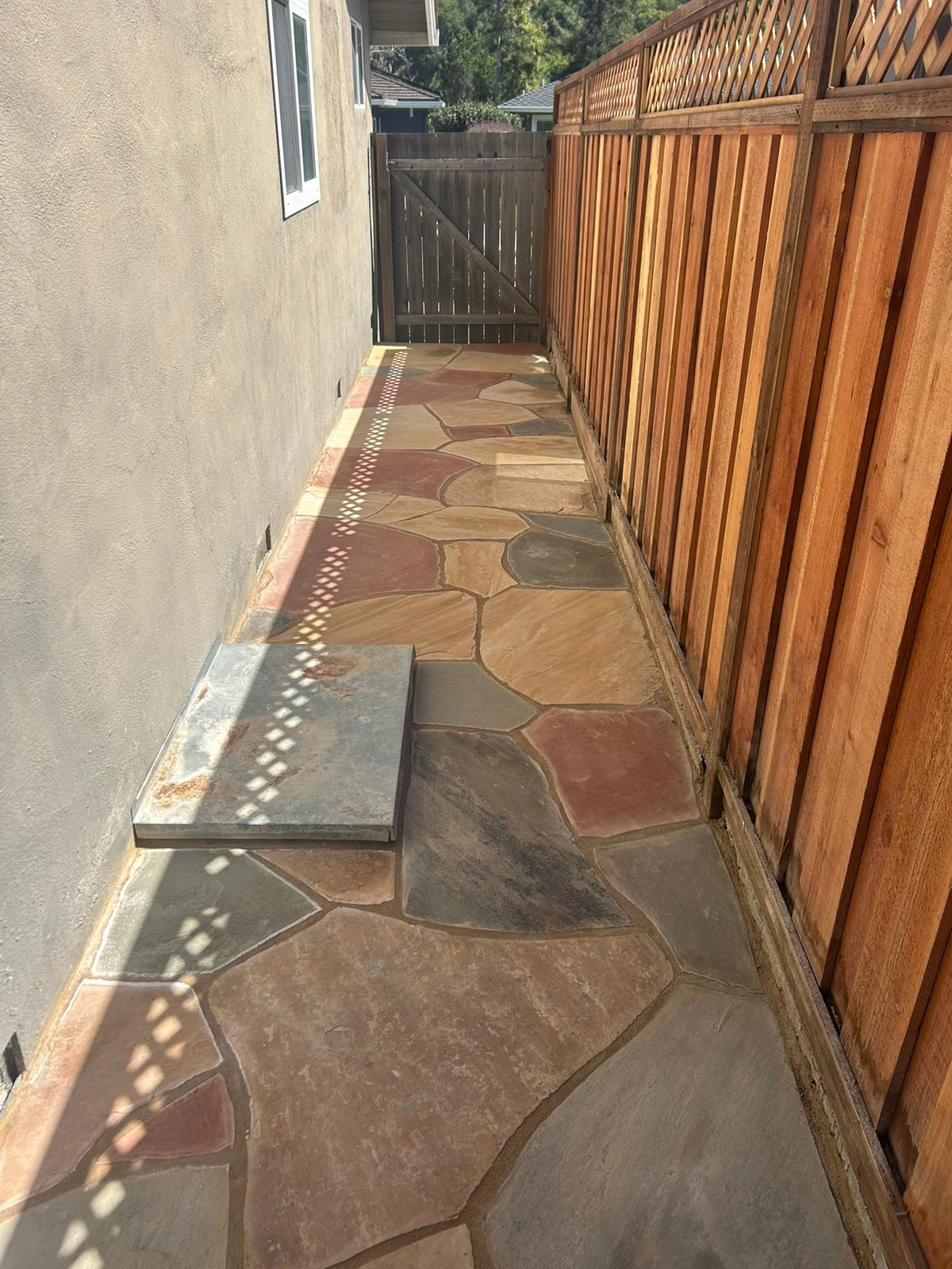 Vista Verde flagstone and landscape project